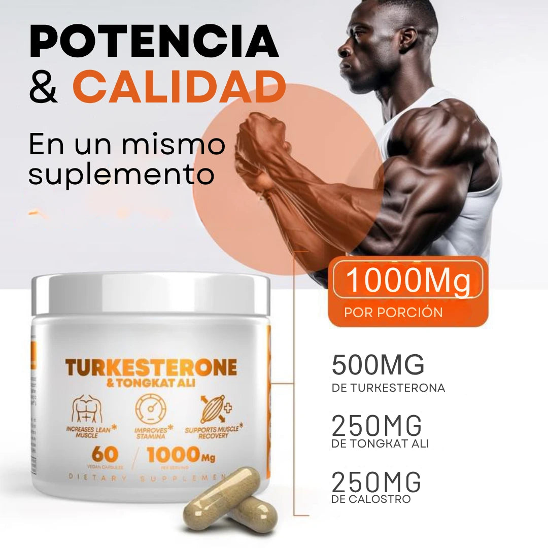 Turkesterone & Tongkat Ali Suplemento 1000mg